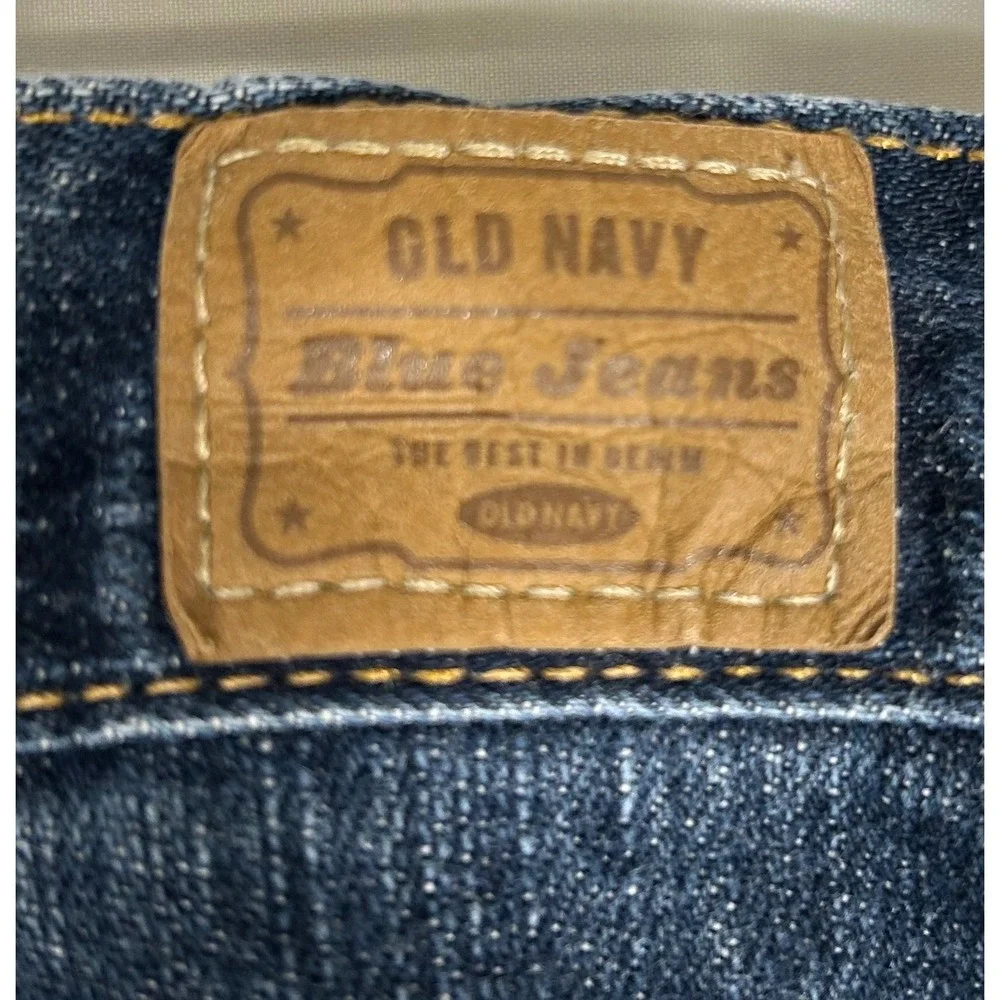 Old Navy Blue Jeans Womens 4 Low Waist Bootcut Denim Medium Wash 100%‎ Cotton